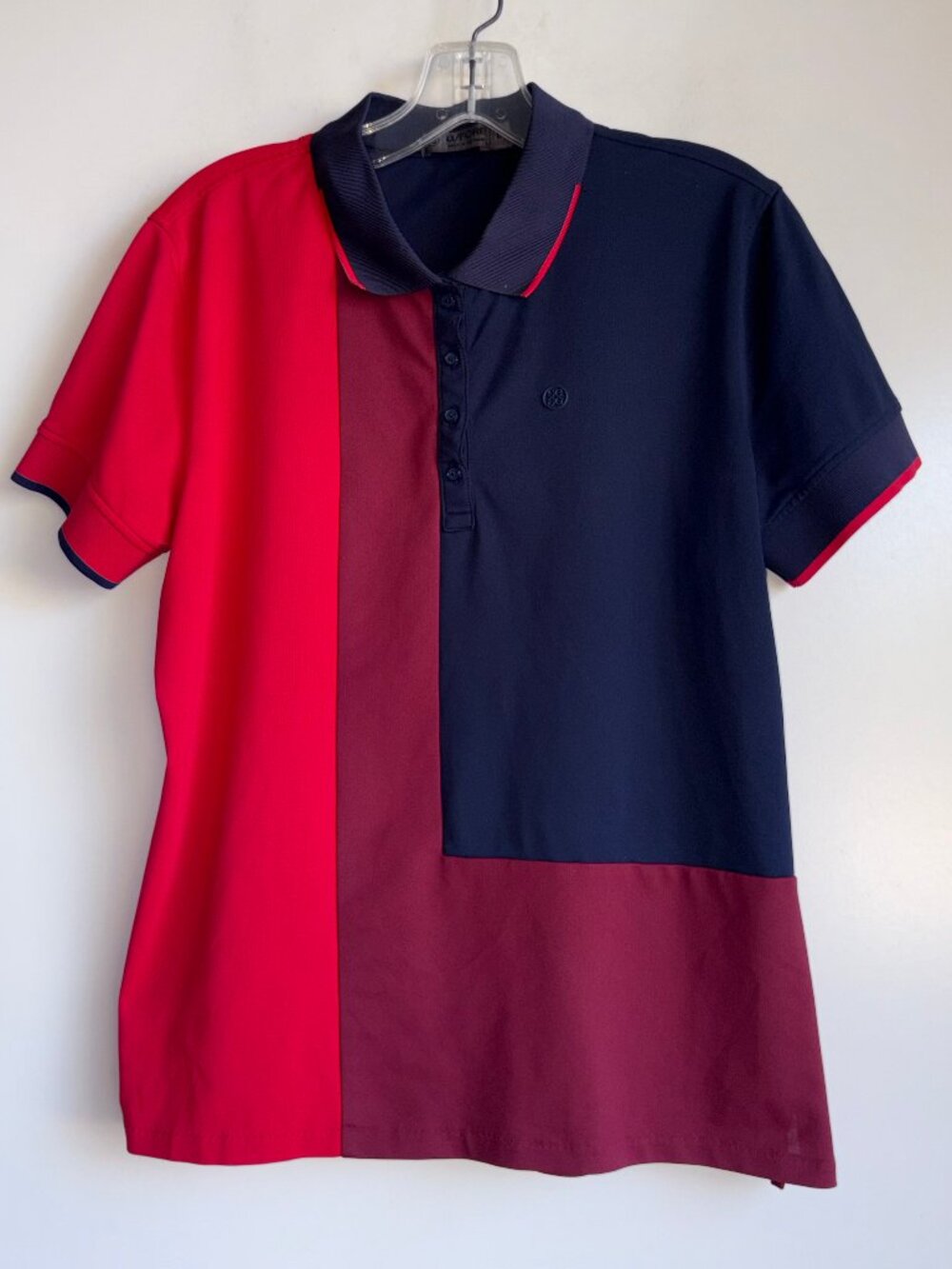 G/FORE Colorblock Pique Polo Women's Large